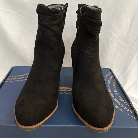 Dr. Scholl's Pointed Toe Mid Shaft Ruched Boots - Kall Me - Picture 4 of 6